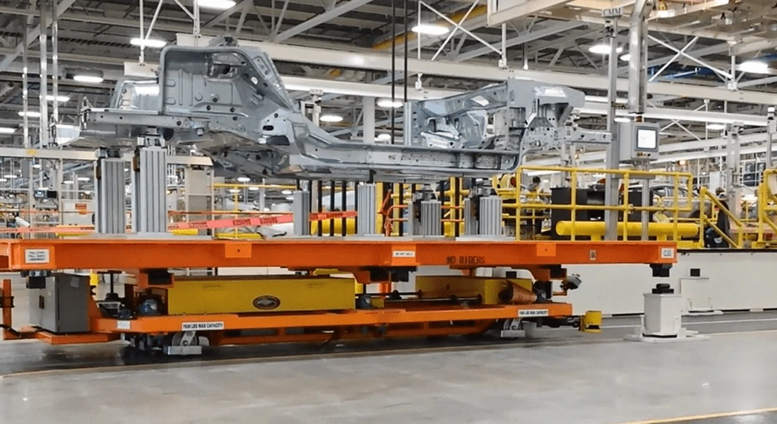 fully integrated agv for heavy payloads