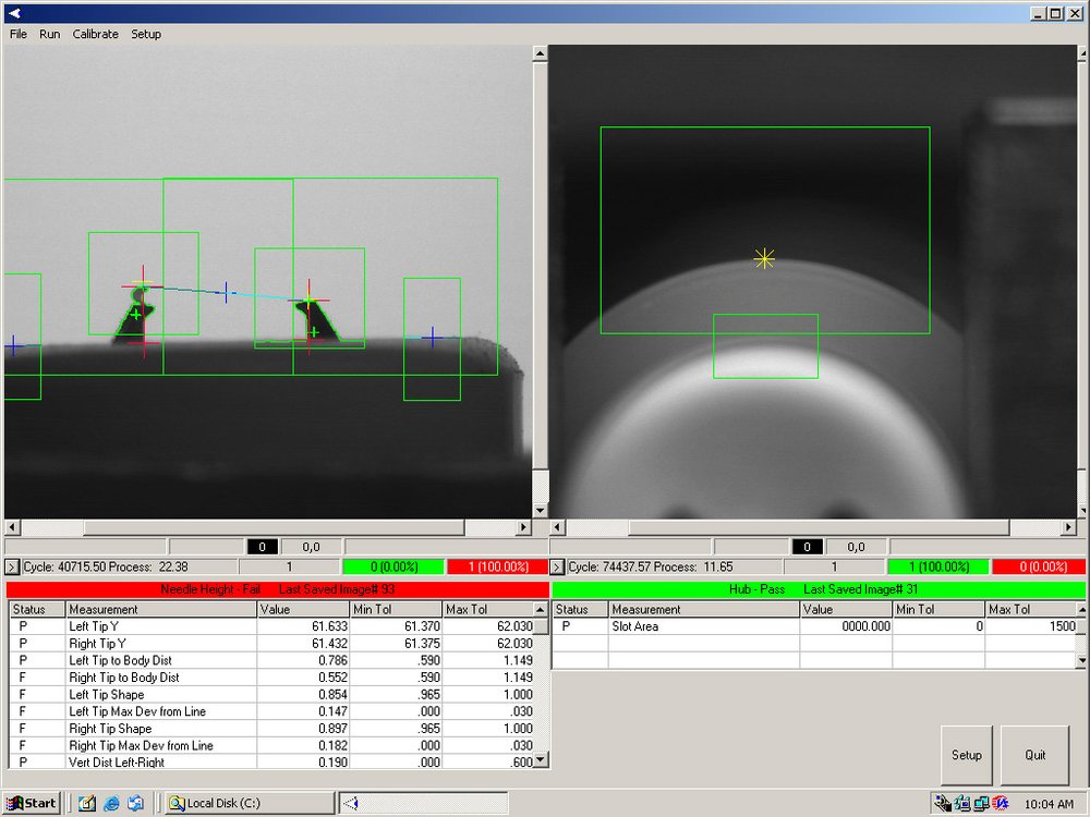 Machine Vision Testing Machine Vision Testing