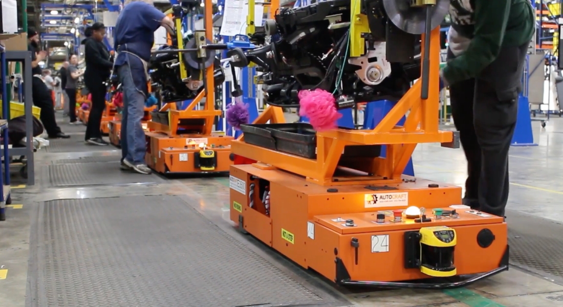 Fully Integrated AMR-Powered Assembly & Fabrication Lines.